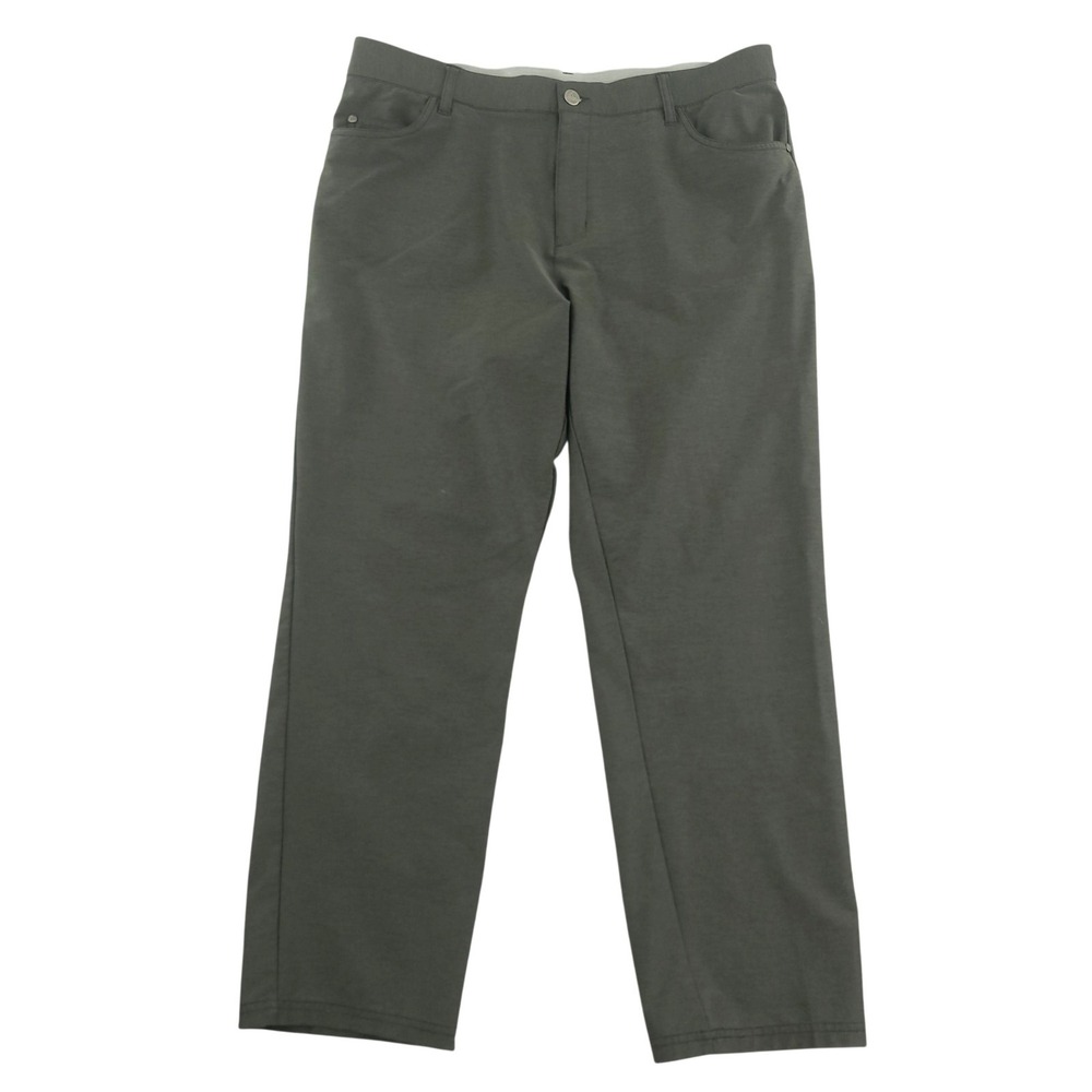 Adidas Ultimate365 Pants Mens 36x30 Gray Stretch 5 Pocket Golf Performance